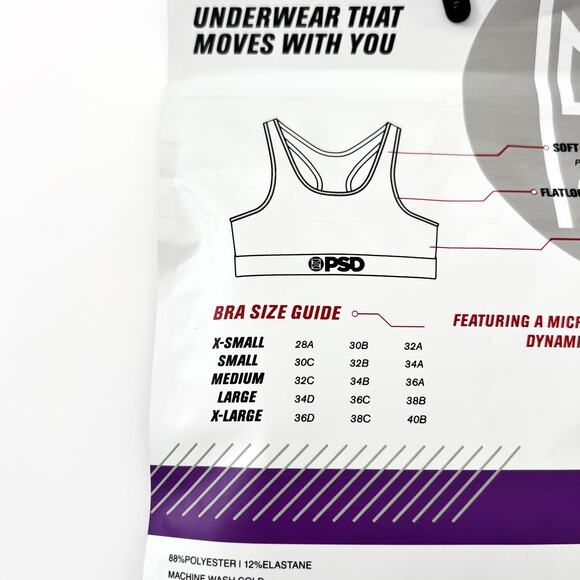 [PSD] Spongebob Squarepants Tie Dye Crazy Racerback Sports Bra NWT Size Large L - Picture 5 of 8